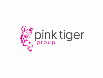 Pink Tiger Group logo design by zegeningen