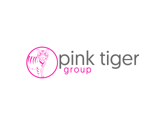 Pink Tiger Group logo design by done