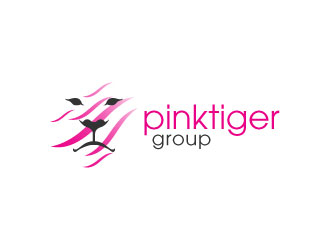 Pink Tiger Group logo design by bernard ferrer