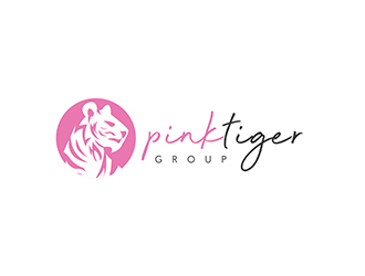 Pink Tiger Group logo design by EzioCorleone