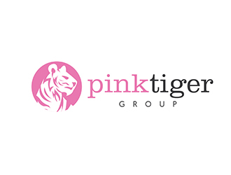 Pink Tiger Group logo design by EzioCorleone