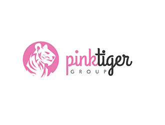 Pink Tiger Group logo design by EzioCorleone