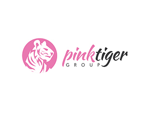 Pink Tiger Group logo design by EzioCorleone