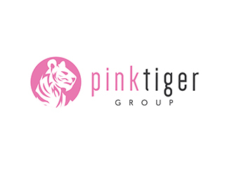 Pink Tiger Group logo design by EzioCorleone