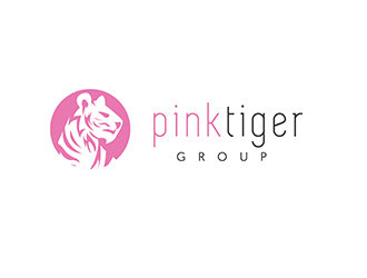 Pink Tiger Group logo design by EzioCorleone