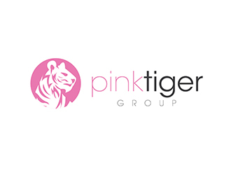 Pink Tiger Group logo design by EzioCorleone