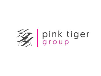 Pink Tiger Group logo design by aryamaity