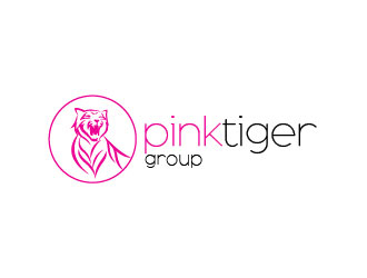 Pink Tiger Group logo design by usef44