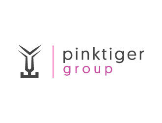 Pink Tiger Group logo design by aryamaity