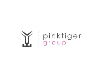 Pink Tiger Group logo design by aryamaity