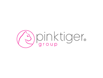 Pink Tiger Group logo design by NadeIlakes