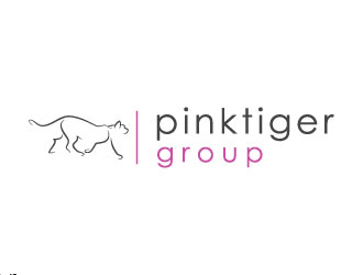 Pink Tiger Group logo design by aryamaity