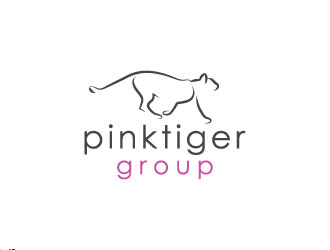 Pink Tiger Group logo design by aryamaity