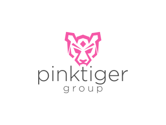 Pink Tiger Group logo design by luckyprasetyo