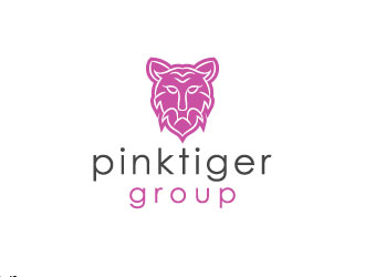 Pink Tiger Group logo design by aryamaity