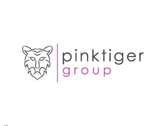 Pink Tiger Group logo design by aryamaity