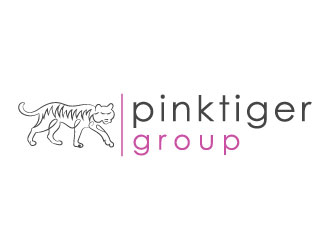 Pink Tiger Group logo design by aryamaity