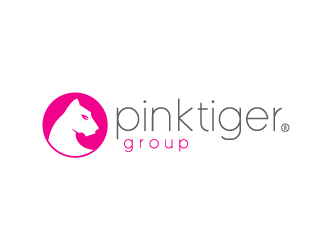 Pink Tiger Group logo design by NadeIlakes