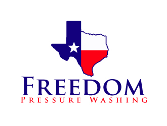 Freedom Pressure Washing logo design by ElonStark