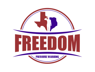 Freedom Pressure Washing logo design by Girly
