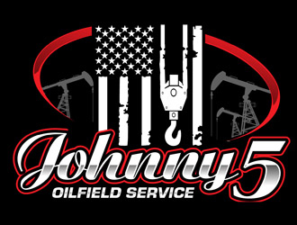 Johnny 5 logo design by DreamLogoDesign