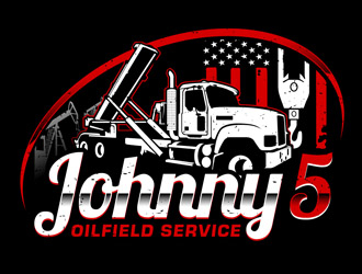 Johnny 5 logo design by DreamLogoDesign