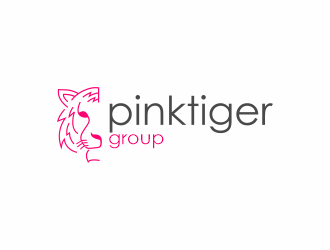 Pink Tiger Group logo design by zegeningen