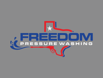Freedom Pressure Washing logo design by veter