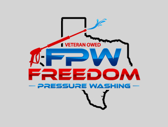 Freedom Pressure Washing logo design by uttam