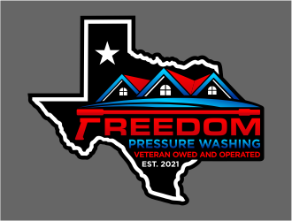 Freedom Pressure Washing logo design by cintoko