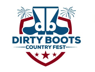 Dirty Boots Country Fest Logo Design - 48hourslogo