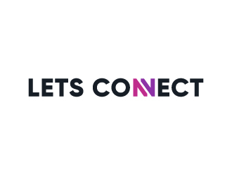 Lets Connect logo design by gateout