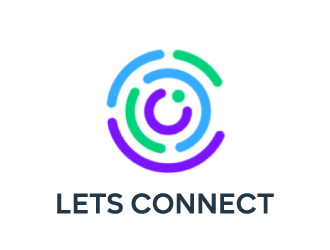 Lets Connect logo design by nehel