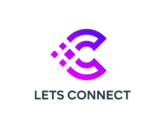 Lets Connect logo design by nehel