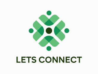 Lets Connect logo design by nehel