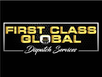 First Class Global Dispatch Services  logo design by Suvendu