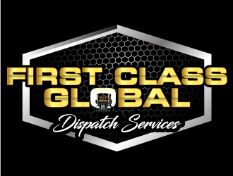 First Class Global Dispatch Services  logo design by Suvendu