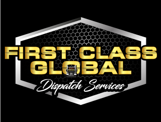 First Class Global Dispatch Services  logo design by Suvendu