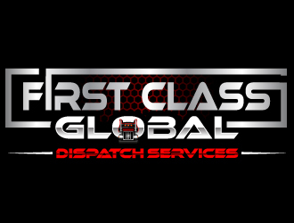 First Class Global Dispatch Services  logo design by Suvendu