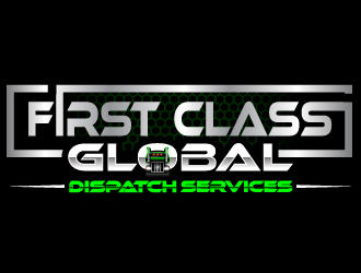 First Class Global Dispatch Services  logo design by Suvendu