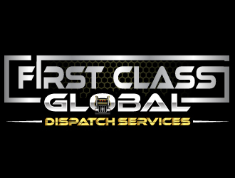 First Class Global Dispatch Services  logo design by Suvendu