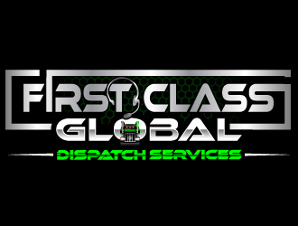 First Class Global Dispatch Services  logo design by Suvendu