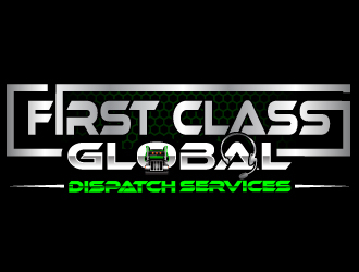 First Class Global Dispatch Services  logo design by Suvendu