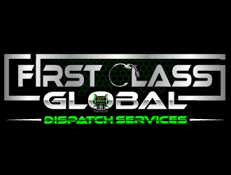 First Class Global Dispatch Services  logo design by Suvendu