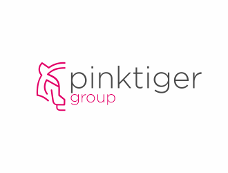 Pink Tiger Group logo design by zegeningen