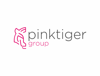 Pink Tiger Group logo design by zegeningen