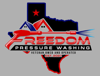 Freedom Pressure Washing logo design by DreamLogoDesign