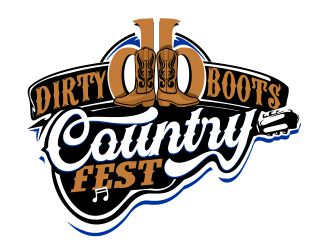 Dirty Boots Country Fest Logo Design - 48hourslogo