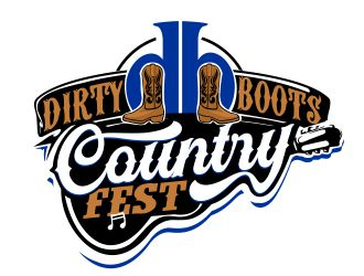 Dirty Boots Country Fest Logo Design - 48hourslogo