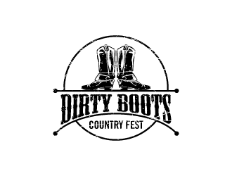 Dirty Boots Country Fest Logo Design - 48hourslogo